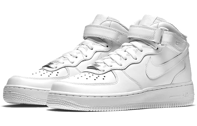 Nike Air Force 1 '07 Mid ''Triple White'' Sneakers 6