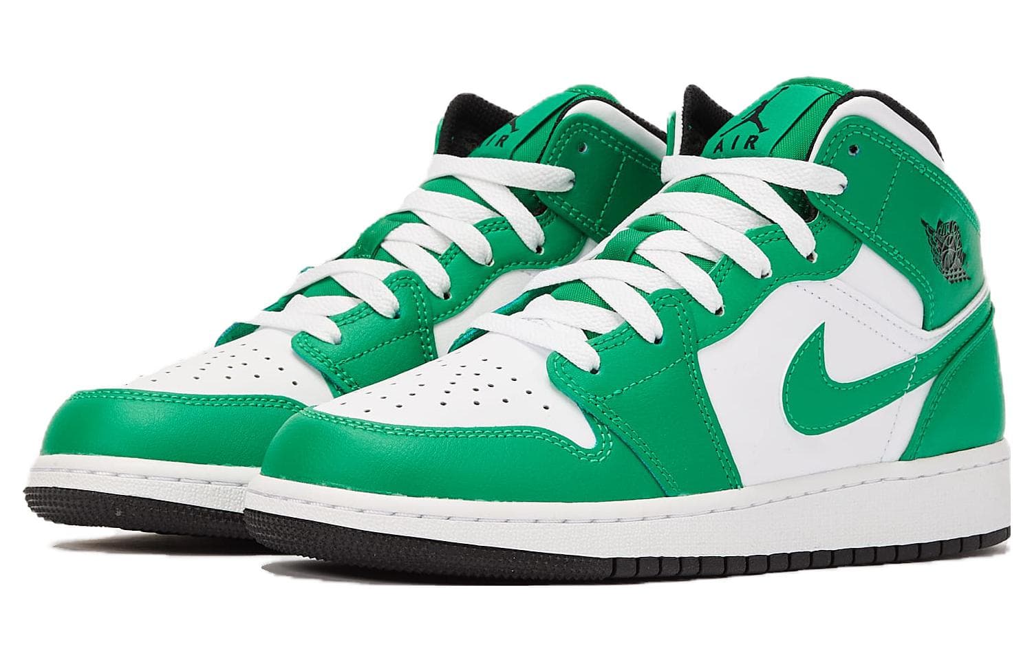 Jordan 1 Mid Lucky Green GS 3
