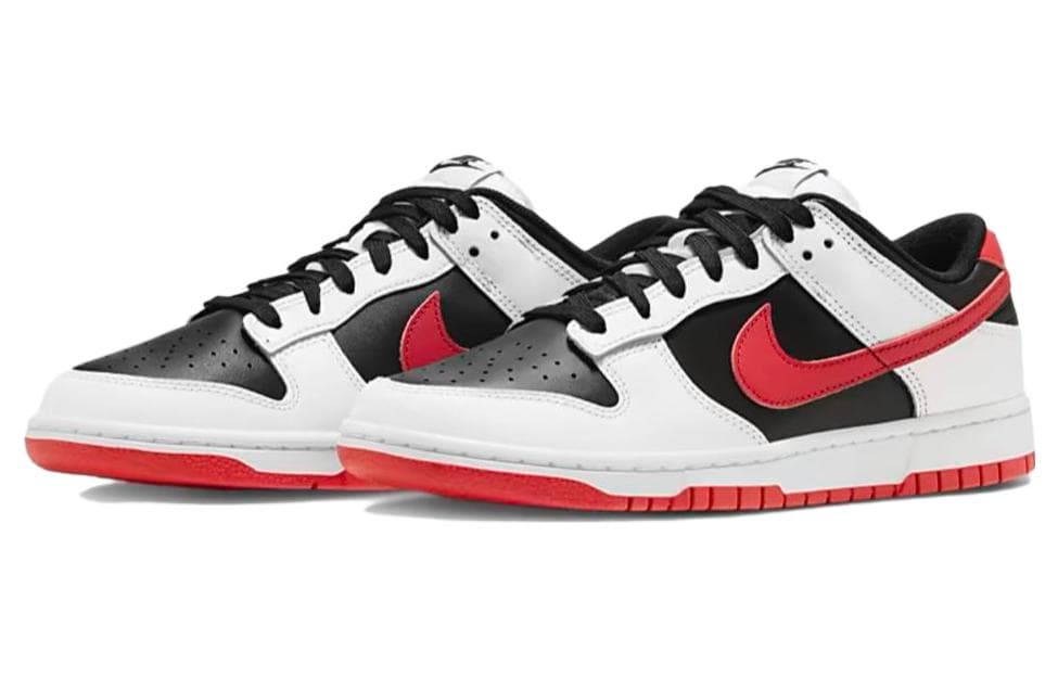 Nike Dunk Low Retro White Black University Red 5