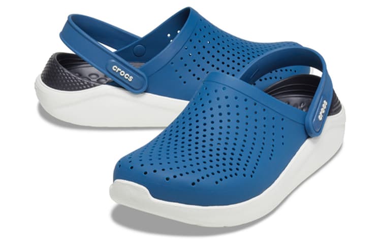 Crocs LiteRide Flash Shoes Blue Unisex Sandals 5