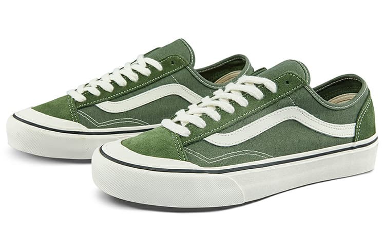 Vans Style 36 Low Top Casual Skate Shoes Unisex Green 5