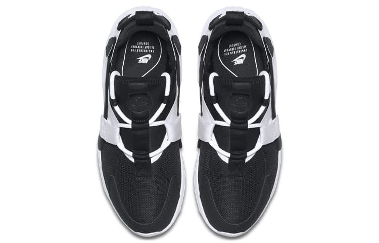 Nike Air Huarache City Low Black Black White Women's 4