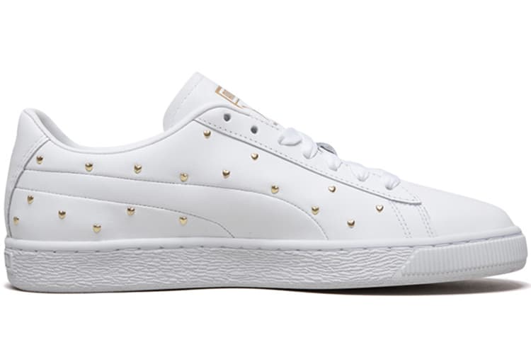 PUMA Basket Studs 'White' Women's 4