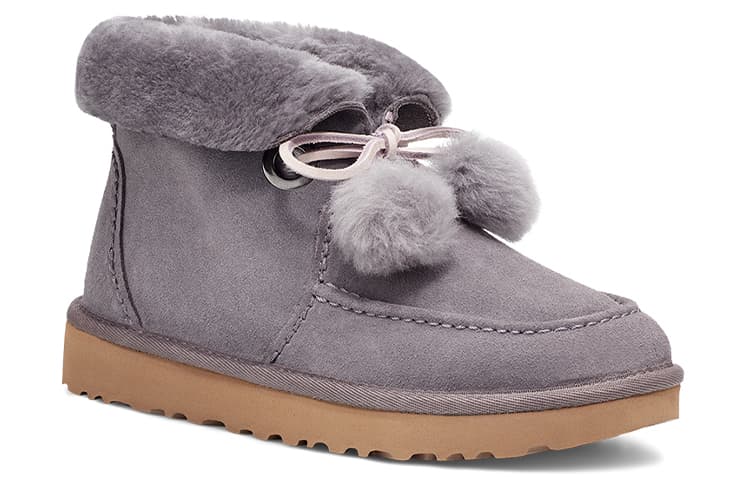 UGG Kyrina Bow Pom 'Purple Gray' Women's 5