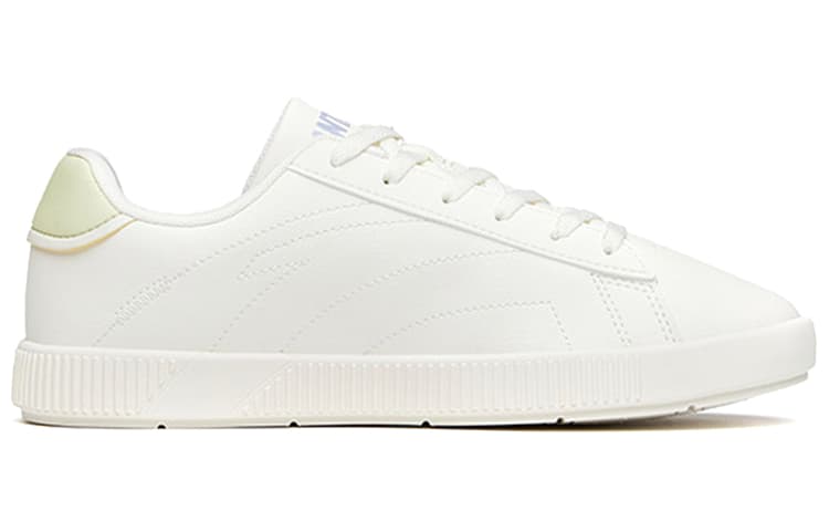 Anta Life Collection Anti-Slip Wear-Resistant Low-Top Skateboard Shoes Women's White Purple Green 4