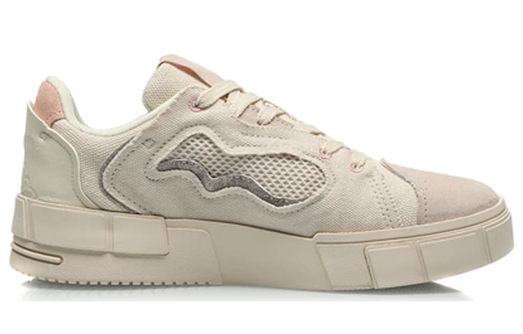 LINING CF Skateboard Shoes Women's Low-Top Swan White 4