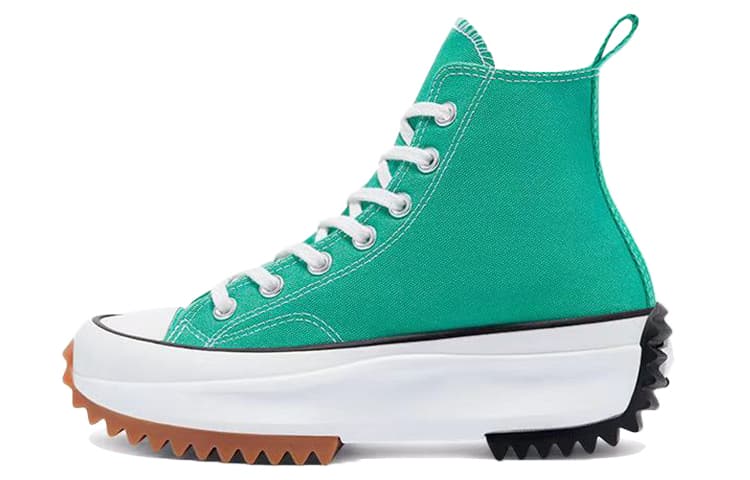 Converse Run Star Hike Hi Court Green Gum 2