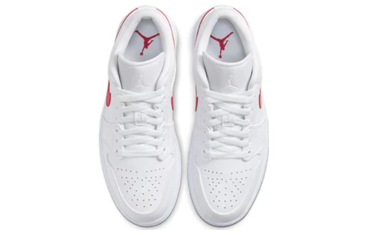 JORDAN 1 Low White University Red Women's 5