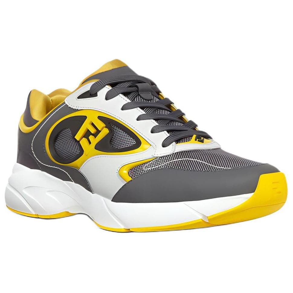 FENDI FENDI Forward Low-Top Casual Shoes Men's Gray 6