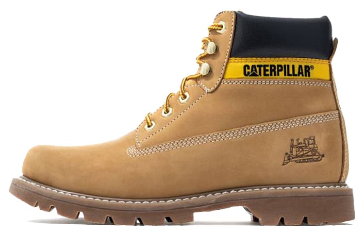 CAT Outdoor Boots Men Brown Yellow 2