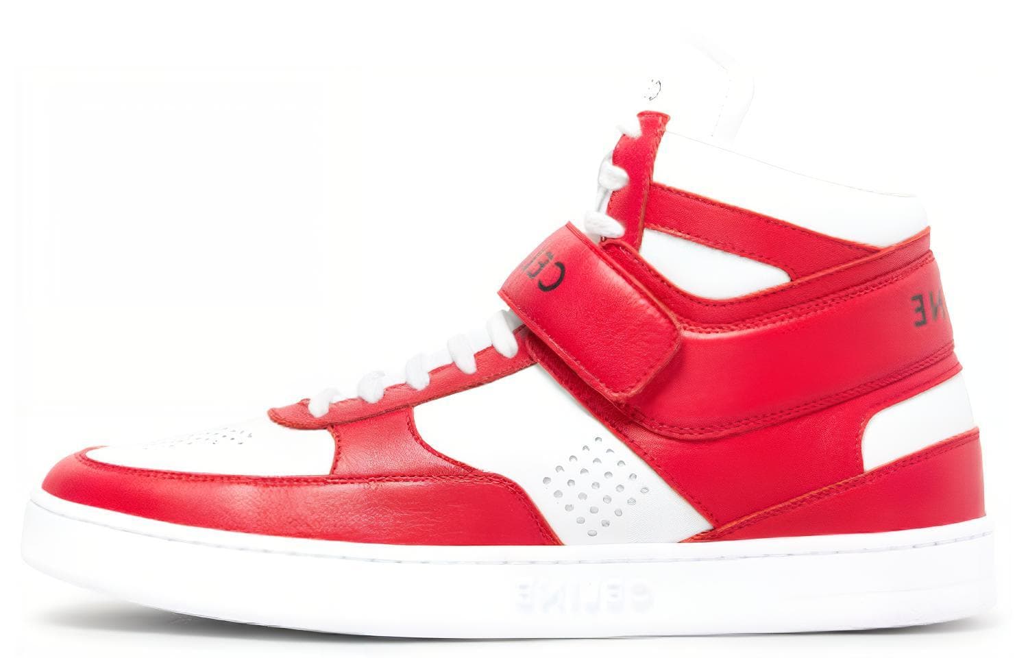 CELINE CT-03 High-Top Stylish Skateboarding Shoes Men's Red 2