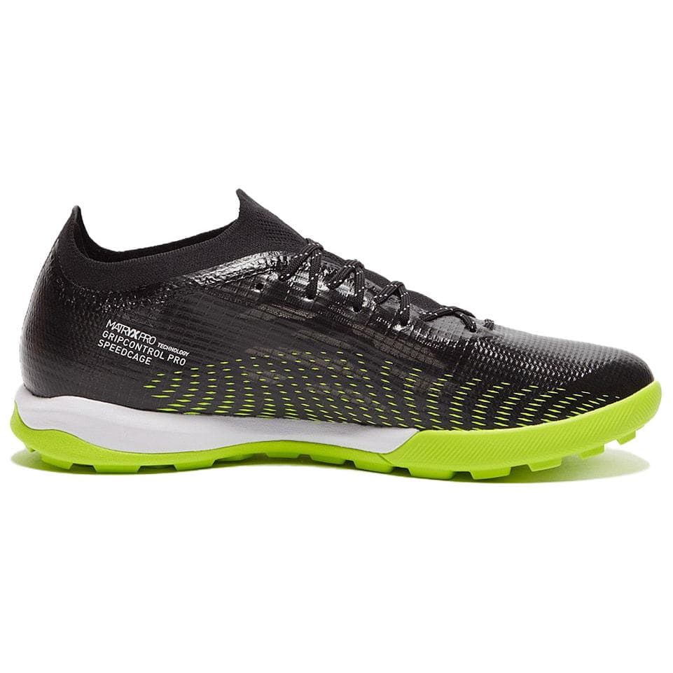 PUMA Ultra 1.3 Soccer Shoes Men Low-Top Black Green White 3
