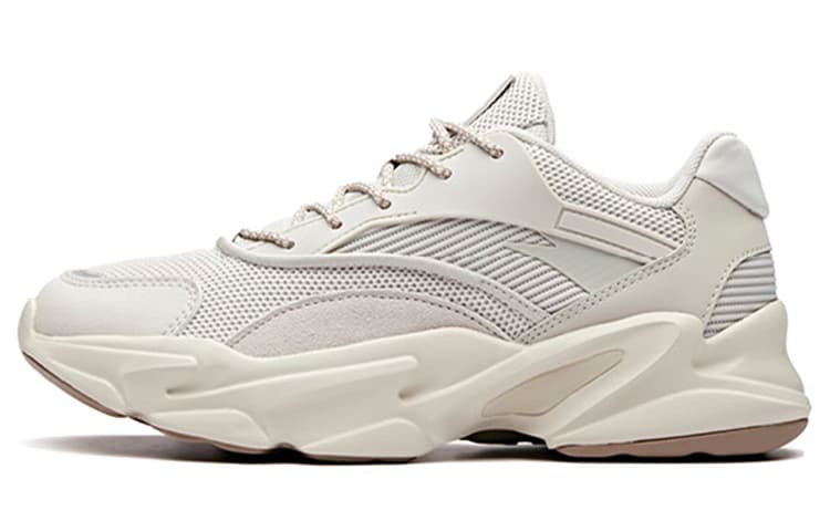 Anta Life Collection Anti-Slip And Wear-Resistant Breathable Low-Top Casual Shoes Men's Linen Gray