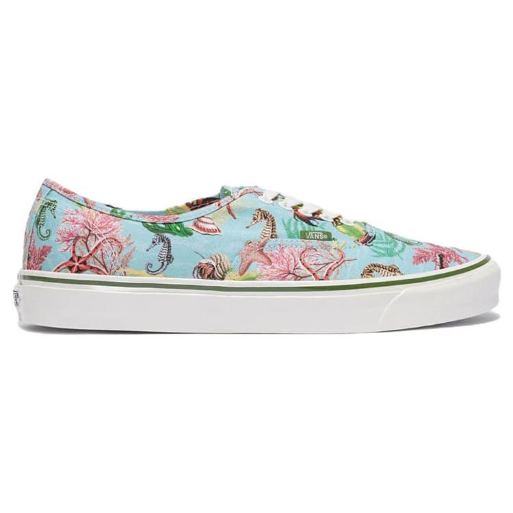 Vans Authentic Series Skateboard Shoes Unisex Low-Top Blue/Pink/Green 4