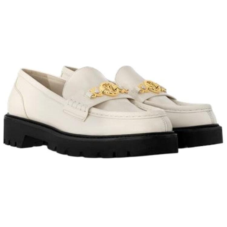 LOUIS VUITTON District Loafers Women's White 5