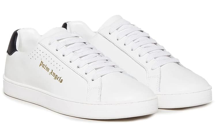 PALM ANGELS Tennis Low Top Stylish Skateboarding Shoes Women's White 6