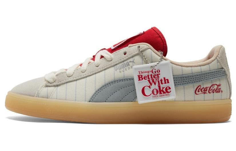 PUMA Suede Coca Cola White