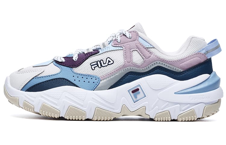 FILA Ray Tracer 2 Retro Shoes 'White Blue Pink' Women's 2