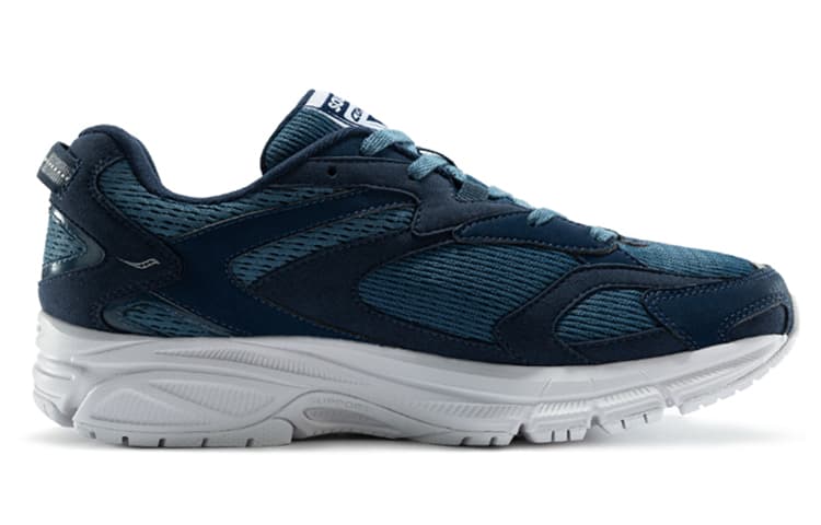 Saucony Cohesion 9 Low-Top Running Shoes Men's Blue White 3