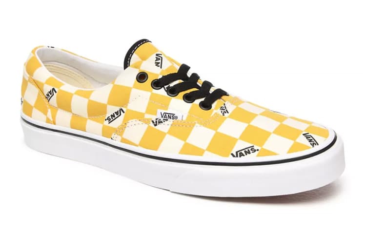 Vans Era Big Check Yolk Yellow 6