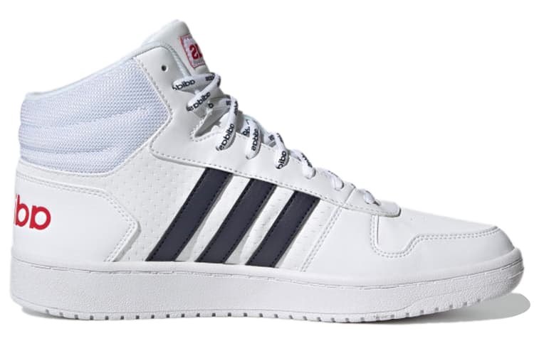 Adidas Hoops 2.0 Mid White Legend Ink 4