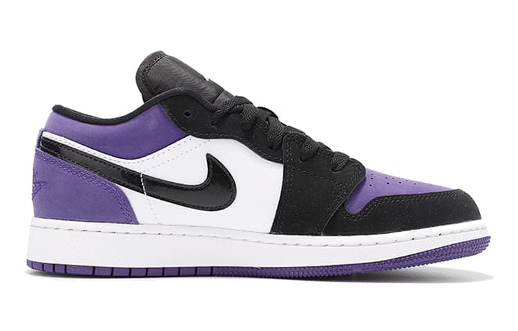 JORDAN 1 Low Court Purple GS 3