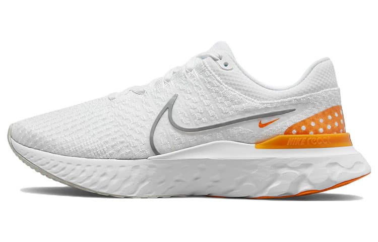 Nike React Infinity Run Flyknit 3 White Grey Kumquat 2