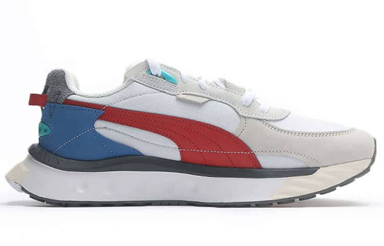 PUMA Wild Rider Layers White Urban Red 3