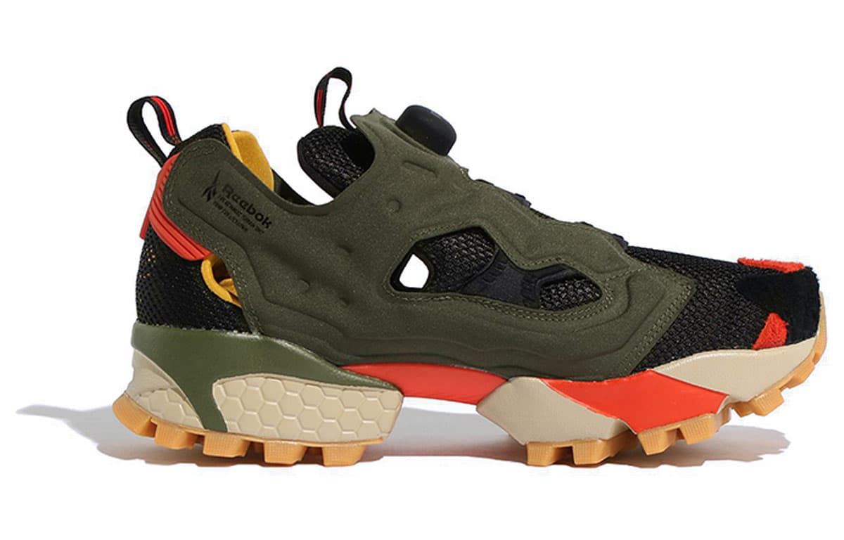 InstaPump Fury Reebok Trail 'Poplar Green Black' 4