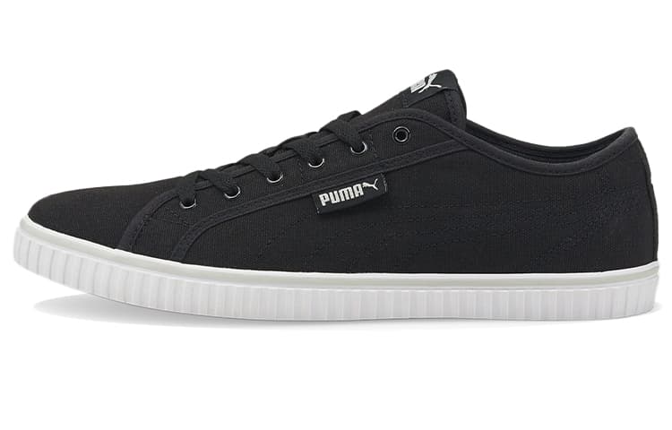 PUMA Ever LoPro Cv Casual Skateboarding Shoes Unisex Black White