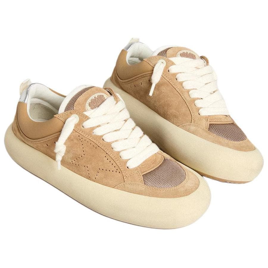 Golden Goose Space-Star Skateboard Shoes Women's Brown 5