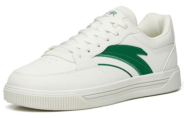 Anta Life Collection Low-Top Skateboard Shoes Men's Green White 5
