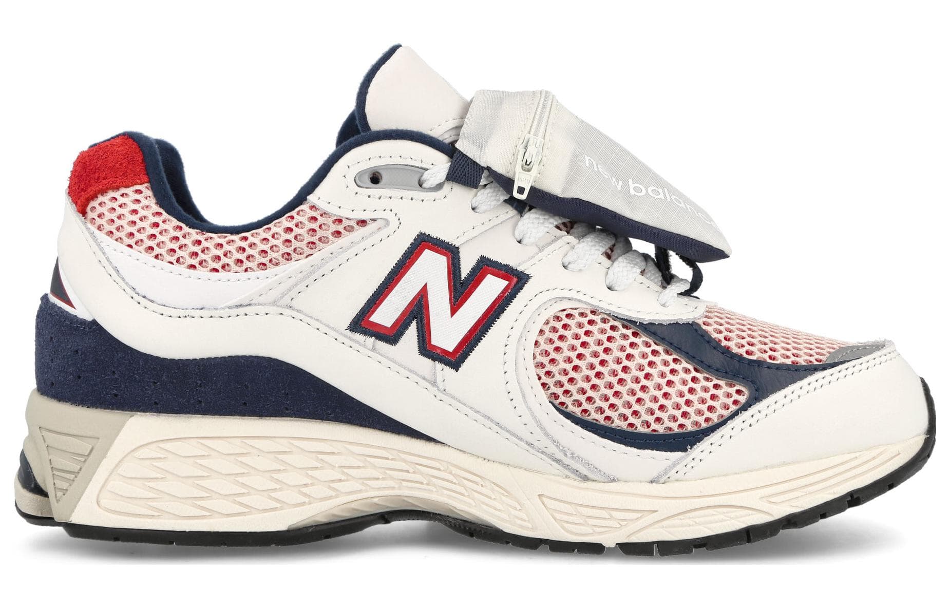 New Balance 2002R Team Red Navy Pouch 3