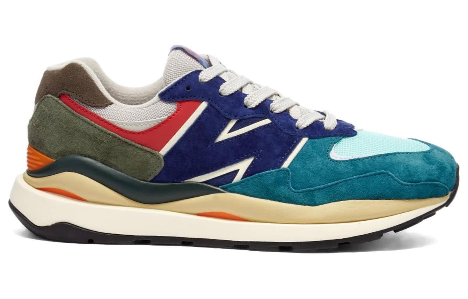 New Balance 57/40 Green Navy Orange Red 3