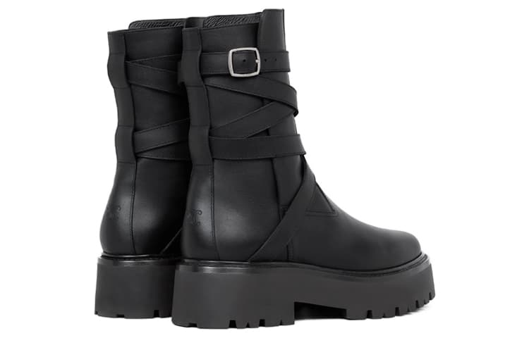 CELINE Ankle Boots Women's Black 6