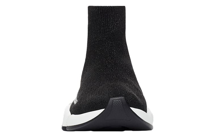 Balenciaga Speed 2.0 Black White Shiny Women's 5