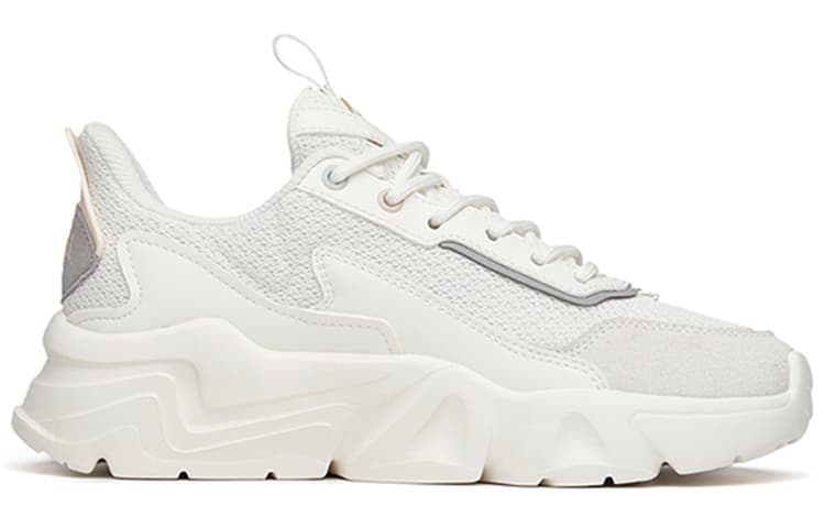 Anta Life Collection Low-Top Sports Casual Shoes Women's White Green Brown 4