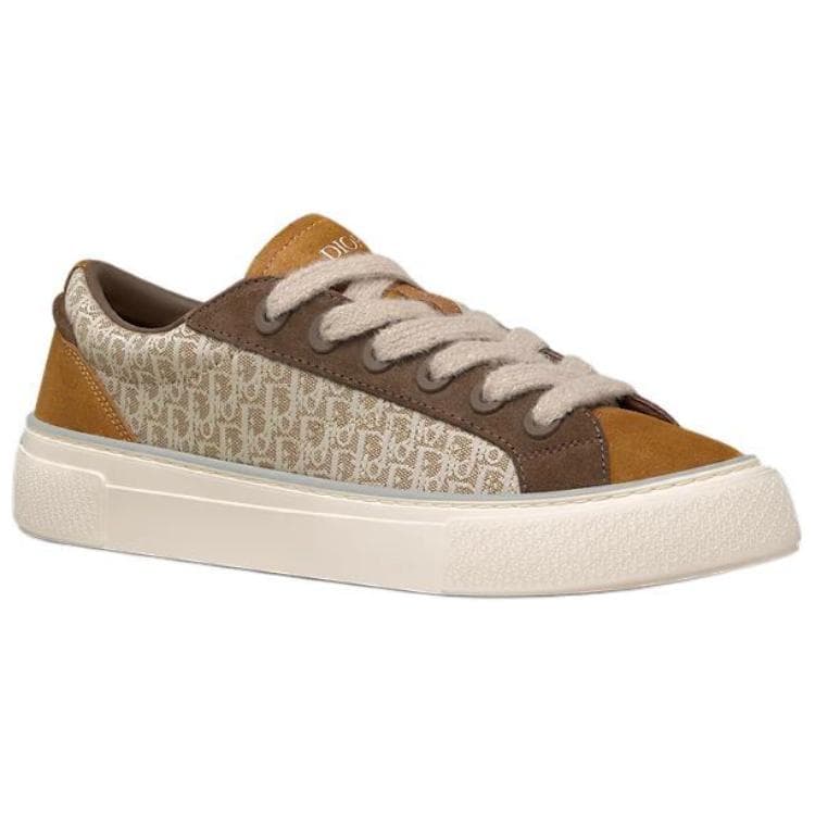 DIOR B33 Low-Top Skateboard Shoes Men's Brown 5