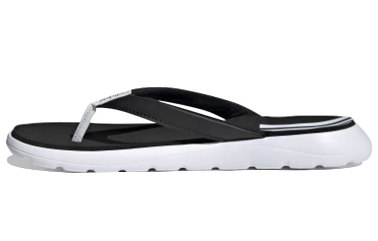 Adidas Comfort Flip Flop 'White Black' Women's 2