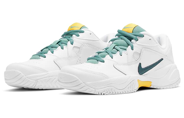 Nike Court Lite 2 'White Green Yellow' Women's 5