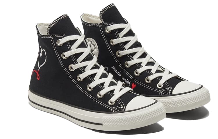 Chuck Taylor All Star Converse High 'Made With Love Black' 5
