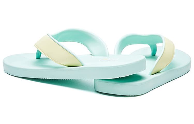 FILA Flip Flops GreenYellow Women's 6