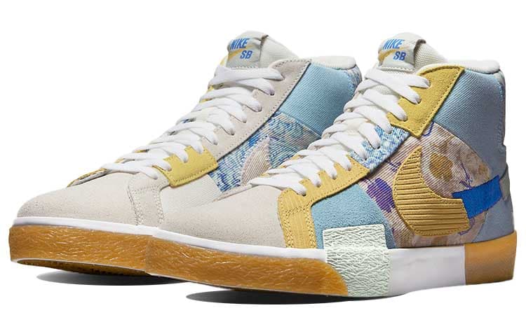 Nike SB Zoom Blazer Mid Premium Paisley Pack - Boarder Blue 5