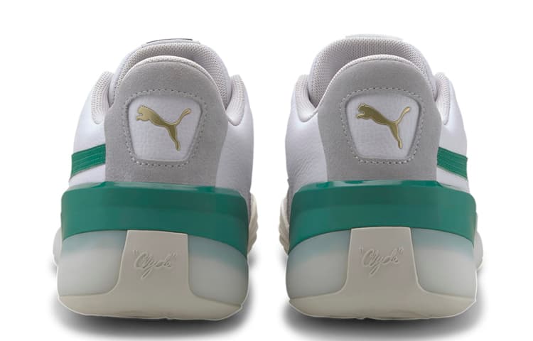 PUMA Clyde Hardwood White Green 4