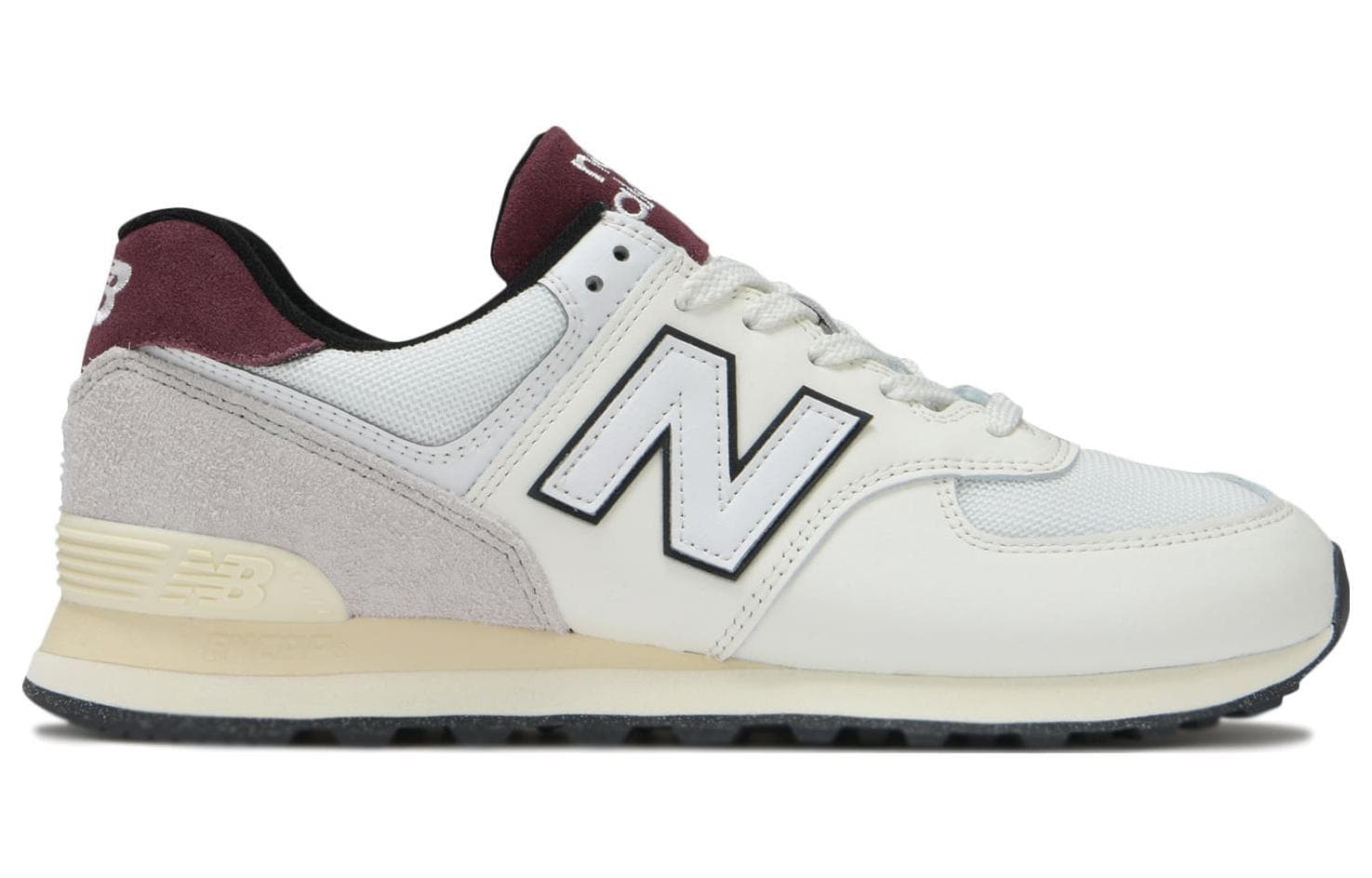 New Balance 574 White Burgundy 4