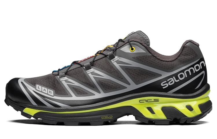 SALOMON XT 6 'Brown Neon Green'