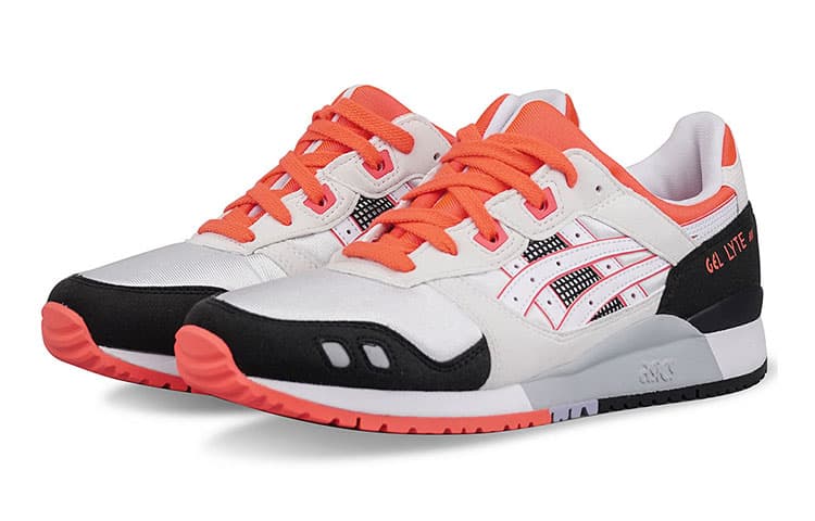 Asics Gel Lyte Iii Og White Flash Coral 6