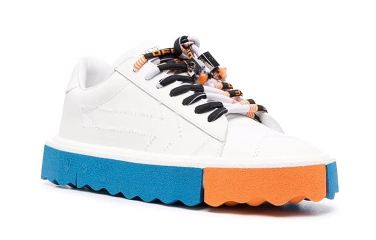 OFF-WHITE Arrow Skateboard Shoes Women's Low-Top White 4
