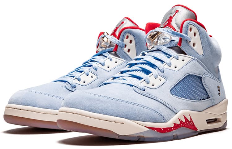 JORDAN 5 Retro Trophy Room Ice Blue 4