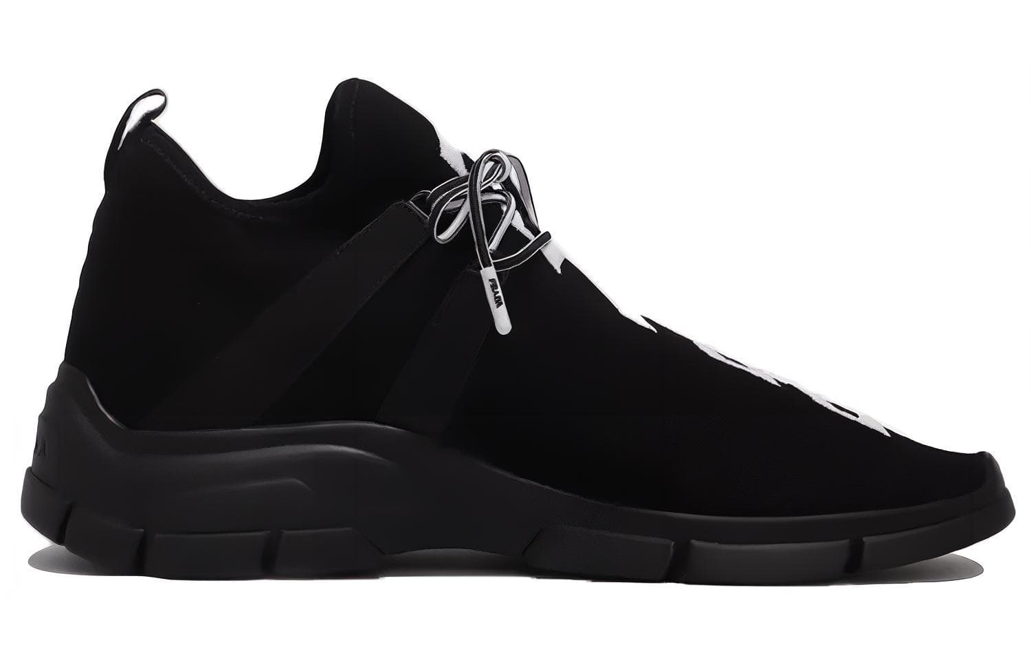 PRADA Cushioning Anti-Slip And Wear-Resistant Low-Top Sports Casual Shoes Men's Black 3